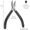 The Beadsmith Bent Chain Nose Pliers – Extra Fine Tips – 4.5 inches (114mm) – PVC Grip Handle with Double Leaf Springs – Jewelry Making Tool for Creating Bracelets, Earrings and Necklaces
